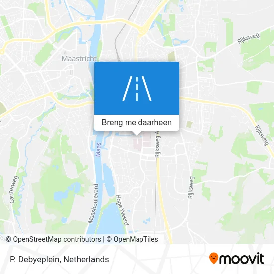 P. Debyeplein kaart