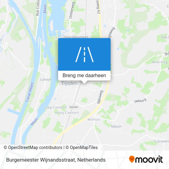 Burgemeester Wijnandsstraat kaart
