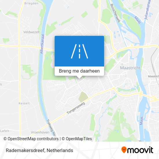 Rademakersdreef kaart