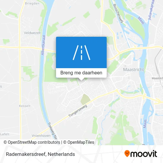 Rademakersdreef kaart