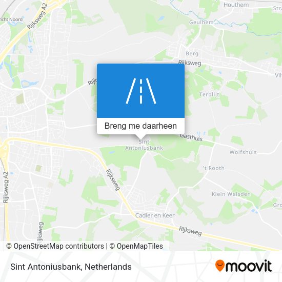 Sint Antoniusbank kaart