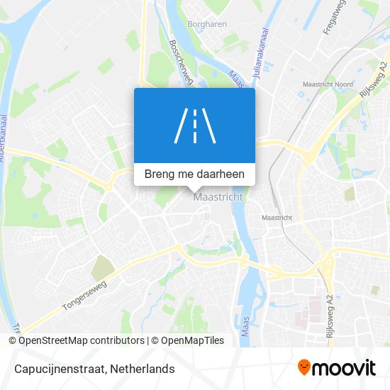 Capucijnenstraat kaart