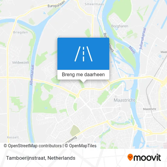 Tamboerijnstraat kaart