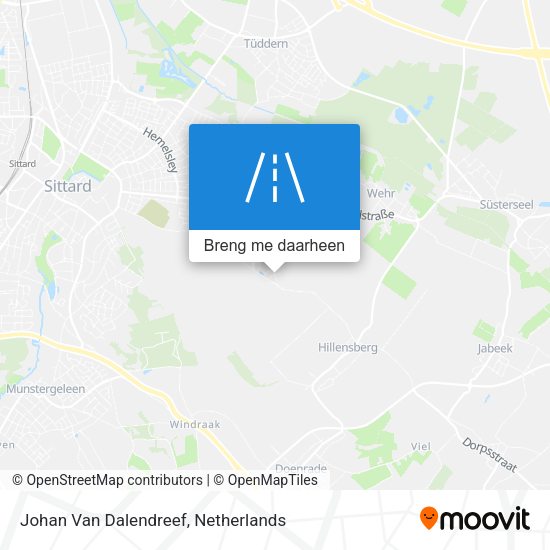 Johan Van Dalendreef kaart