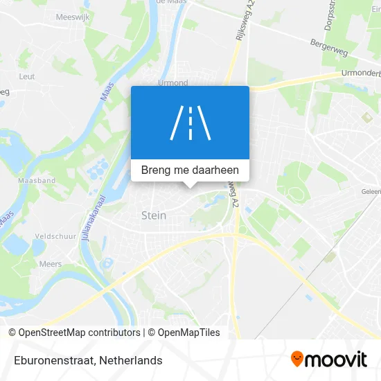 Eburonenstraat kaart