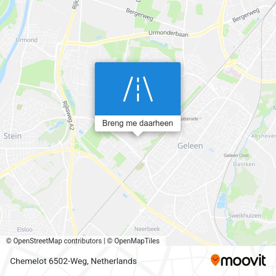 Chemelot 6502-Weg kaart