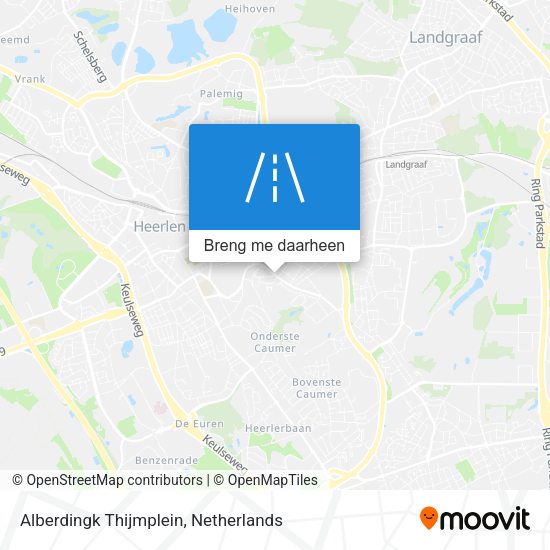 Alberdingk Thijmplein kaart