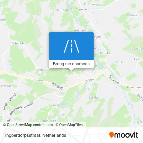 Ingberdorpsstraat kaart