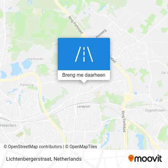 Lichtenbergerstraat kaart