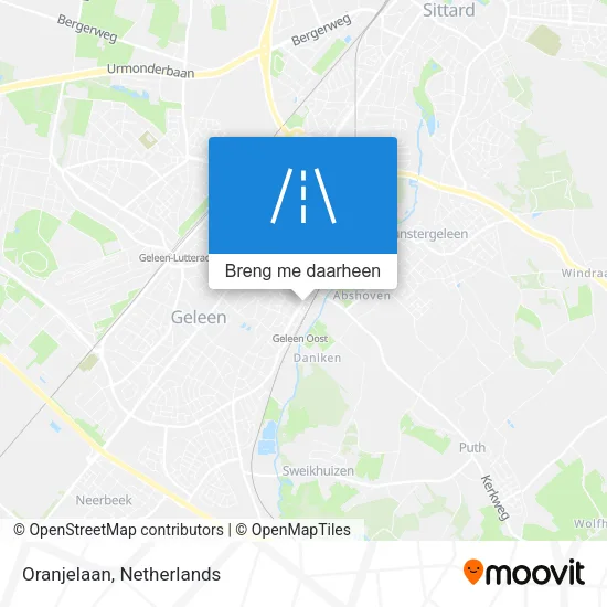 Oranjelaan kaart