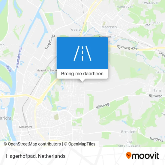 Hagerhofpad kaart