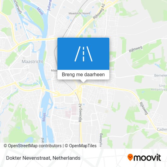Dokter Nevenstraat kaart