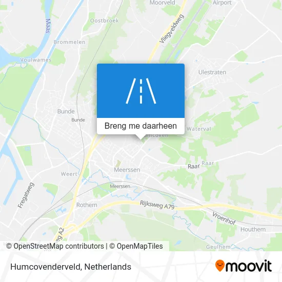 Humcovenderveld kaart