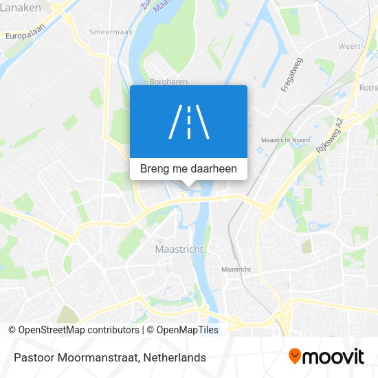 Pastoor Moormanstraat kaart