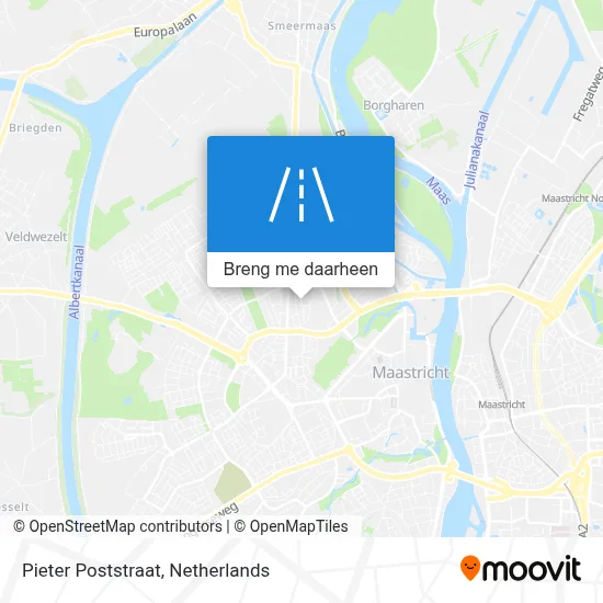 Pieter Poststraat kaart