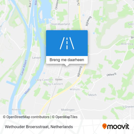 Wethouder Broersstraat kaart