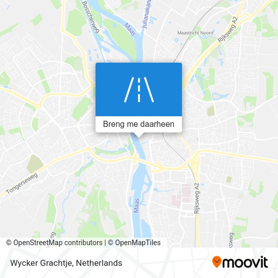 Wycker Grachtje kaart