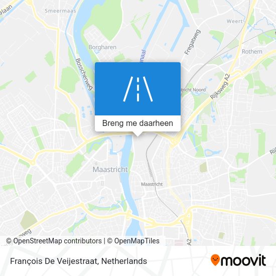 François De Veijestraat kaart