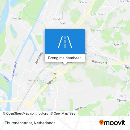 Eburonenstraat kaart