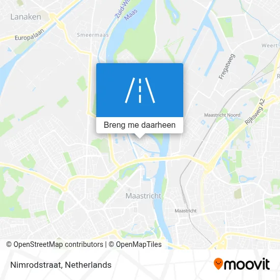 Nimrodstraat kaart