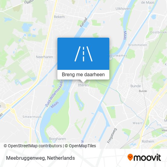 Meebruggenweg kaart