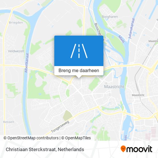 Christiaan Sterckstraat kaart