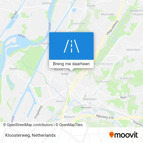 Kloosterweg kaart
