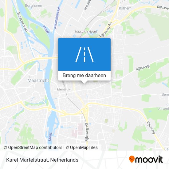 Karel Martelstraat kaart
