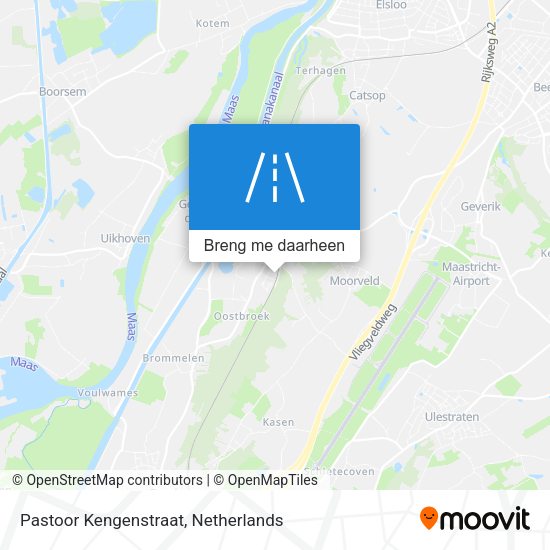 Pastoor Kengenstraat kaart