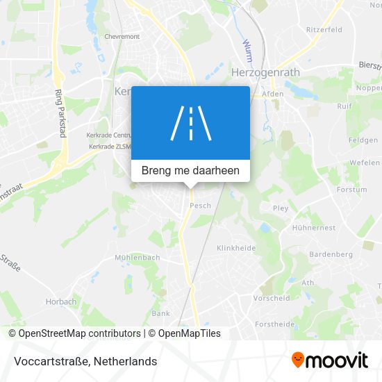 Voccartstraße kaart