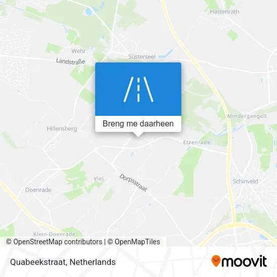 Quabeekstraat kaart