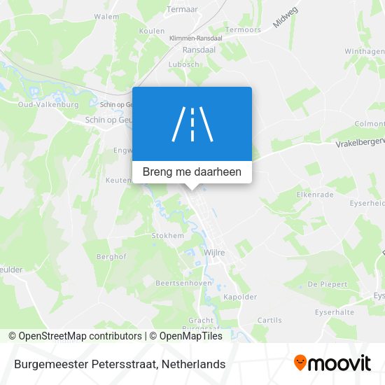 Burgemeester Petersstraat kaart