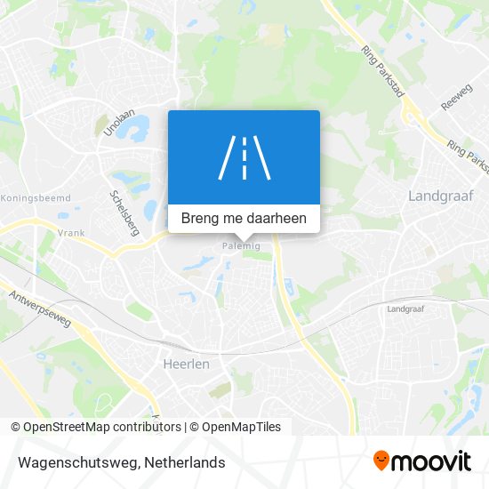 Wagenschutsweg kaart