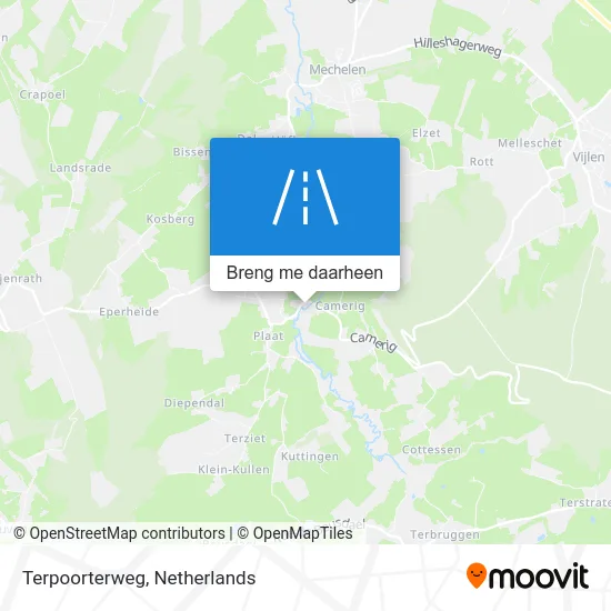 Terpoorterweg kaart