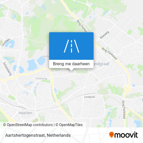 Aartshertogenstraat kaart