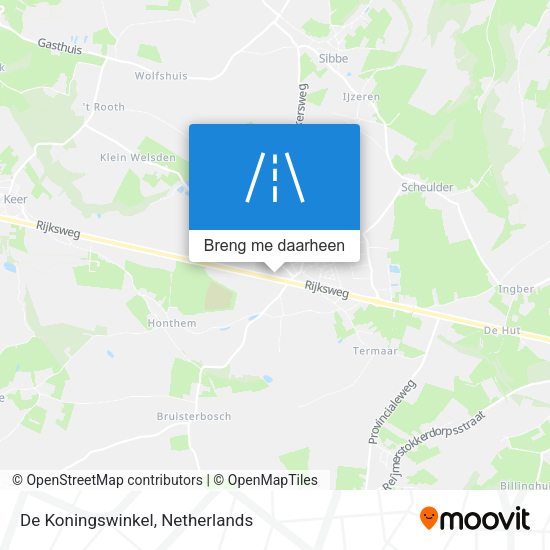 De Koningswinkel kaart