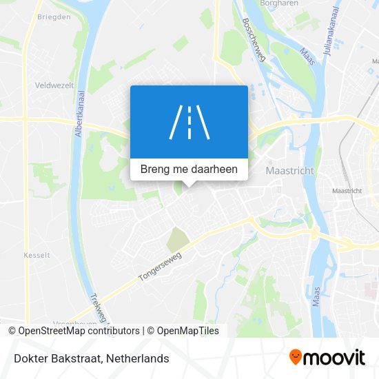 Dokter Bakstraat kaart