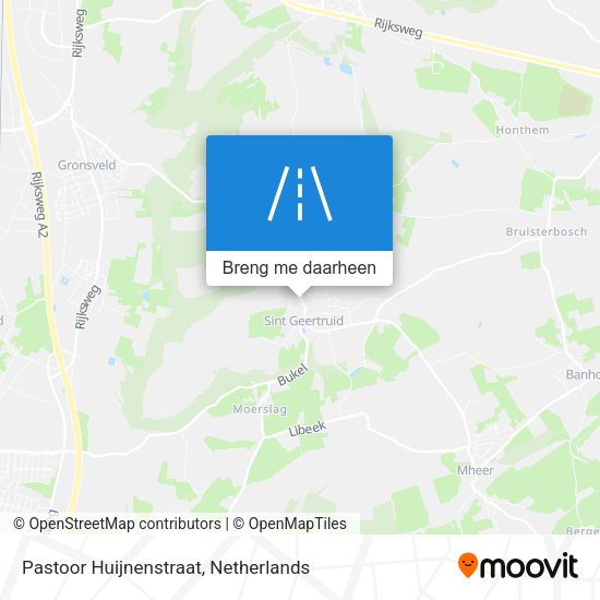 Pastoor Huijnenstraat kaart