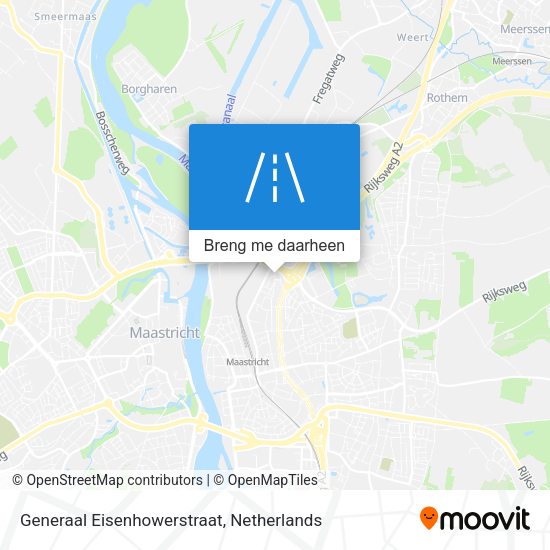 Generaal Eisenhowerstraat kaart