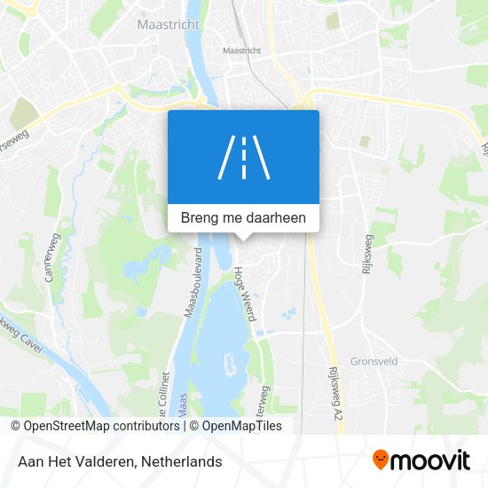 Aan Het Valderen kaart