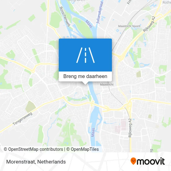 Morenstraat kaart