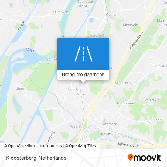 Kloosterberg kaart