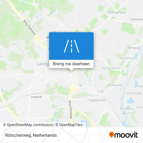 Rötscherweg kaart