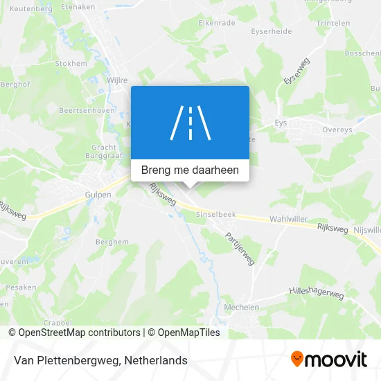 Van Plettenbergweg kaart