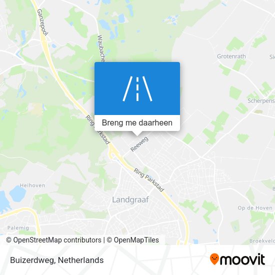 Buizerdweg kaart