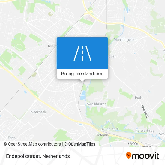 Endepolsstraat kaart