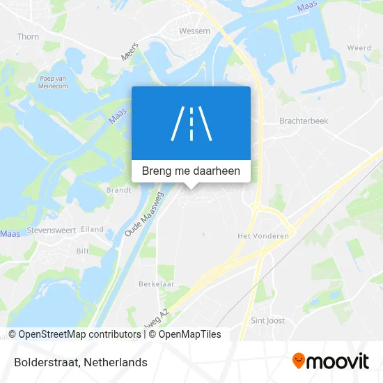 Bolderstraat kaart