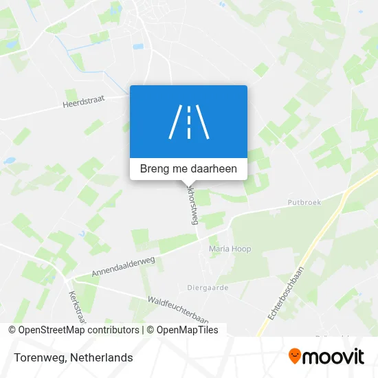 Torenweg kaart