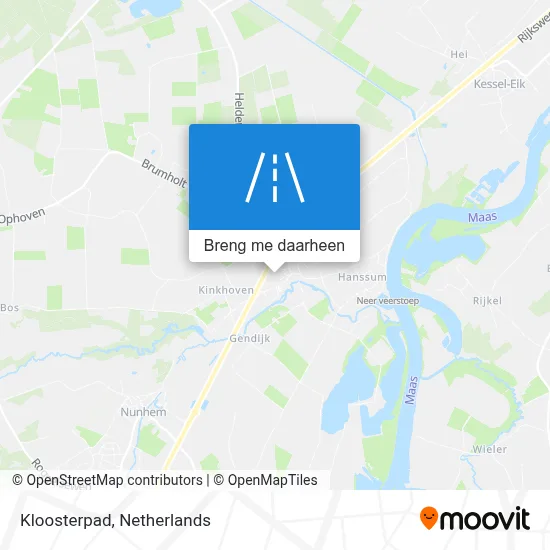 Kloosterpad kaart