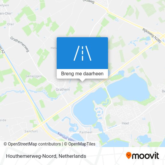 Houthemerweg-Noord kaart